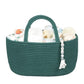 Xuanguo Large Baby Diaper Caddy Organizer For Girl Boy Rope Nursery Storage Bin Basket Portable Holder Tote Bag For Changing Tab