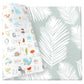 Cushmat Stylish Reversible Foam Play Mat (Large, Alpha - Palm Gray) - Soft, Waterproof, Durable Play Mat For Infants, Babies, To