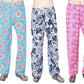 MUKHAKSH (Pack of 5 Girls Printed Pyjamas Pant, Print May Vary Multicolour
