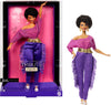 Barbie Signature Doll, Debbie Allen Tribute Collection Posable Doll with Off-Shoulder Top, Gold Belt, and Purple Fringe Pants wi