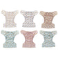 Simple Being Reusable Cloth Diapers, Double Gusset, One Size Adjustable, Washable Soft Absorbent, Waterproof Cover, Eco-Friendly