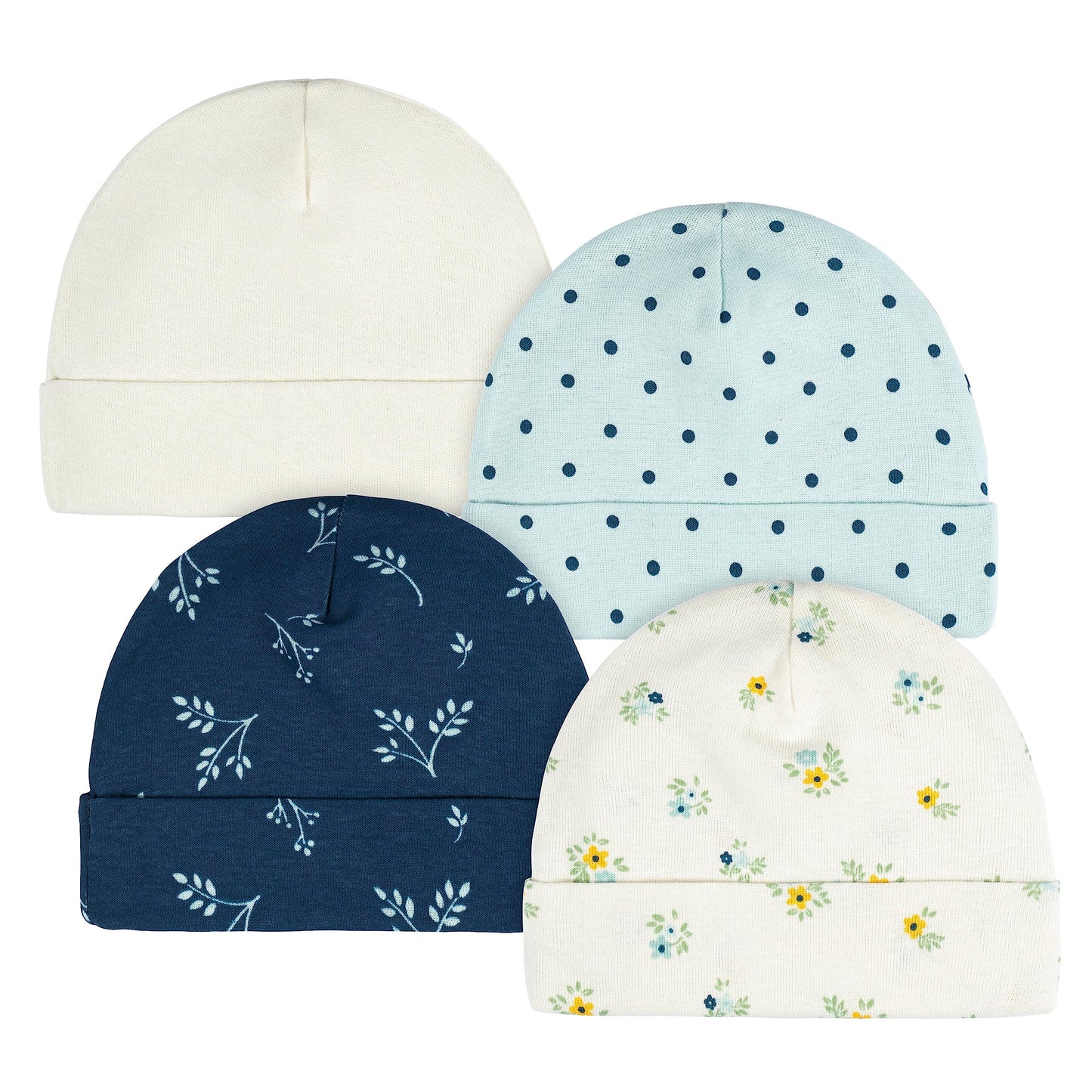 Gerber Baby Boys And Girls 12 Piece Layette Gift Set, Blue Flowers, 3-6 Months