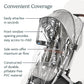 Uppababy Minu And Minu V2 Rain Shield/Waterproof And Windproof Coverage/Ventilated Design/Quick Attachment/Easy Access To Child