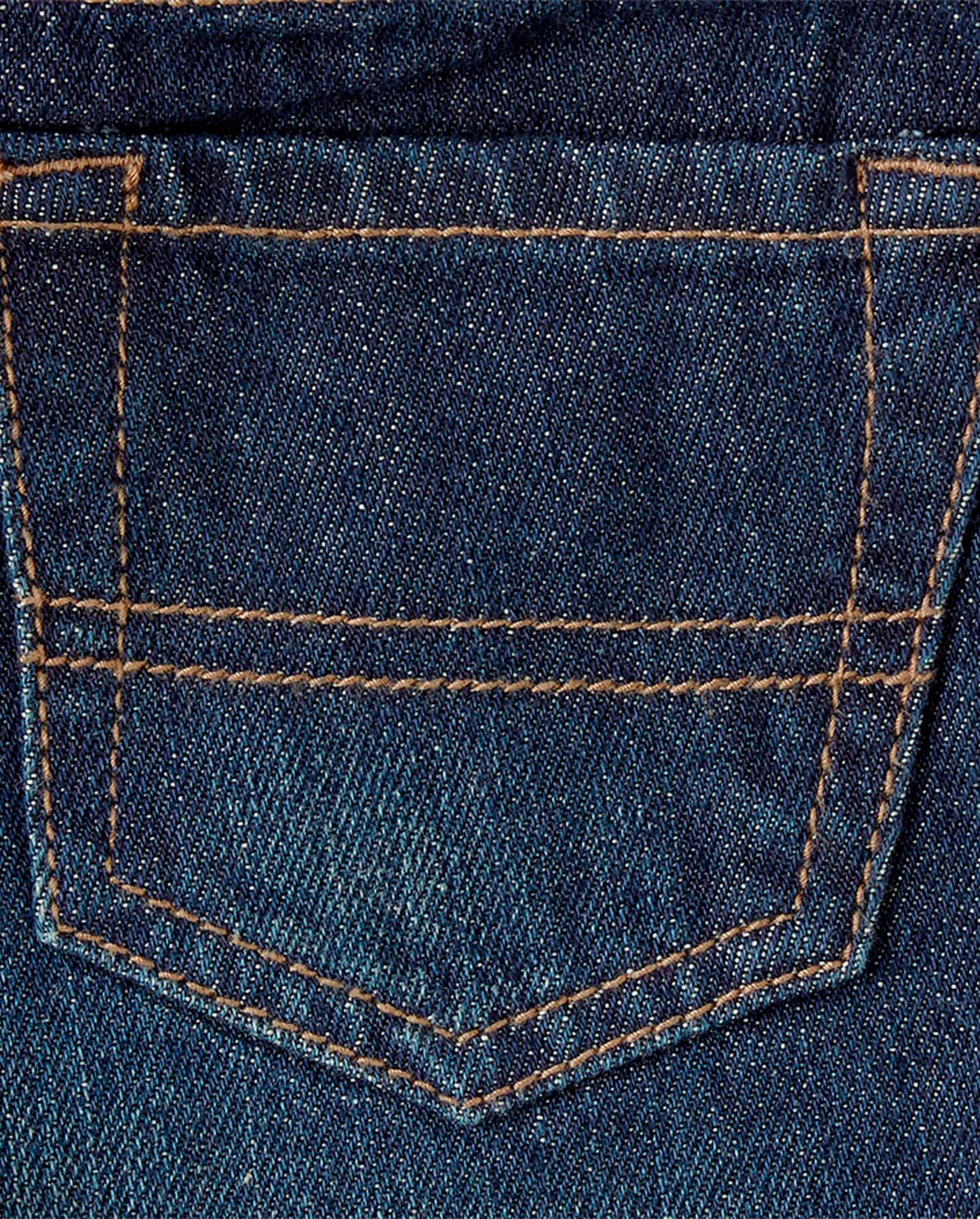 The Children'S Place Baby Boys' Pull On Straight Jeans, Liberty Blue, 12-18 Months
