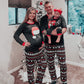 Iffei Matching Family Pajamas Sets Christmas Pj'S With Santa Hat Tee And Festival Style Pants Loungewear With Pocket 3-6 Months