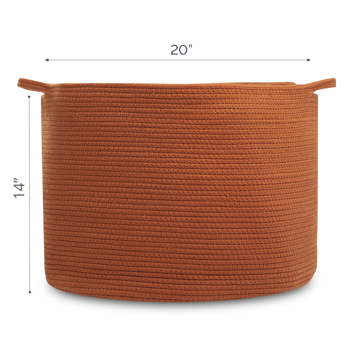 Natemia Rope Storage Basket- Nursery Bin And Toy Organizer (20