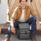 Skip Hop Diaper Bag Backpack: Forma, Multi-Function Baby Travel Bag With Changing Pad & Stroller Attachment, Grey