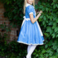 Supreme Alice Costume Girl'S Alice In Wonderland Dress Costume L Blue
