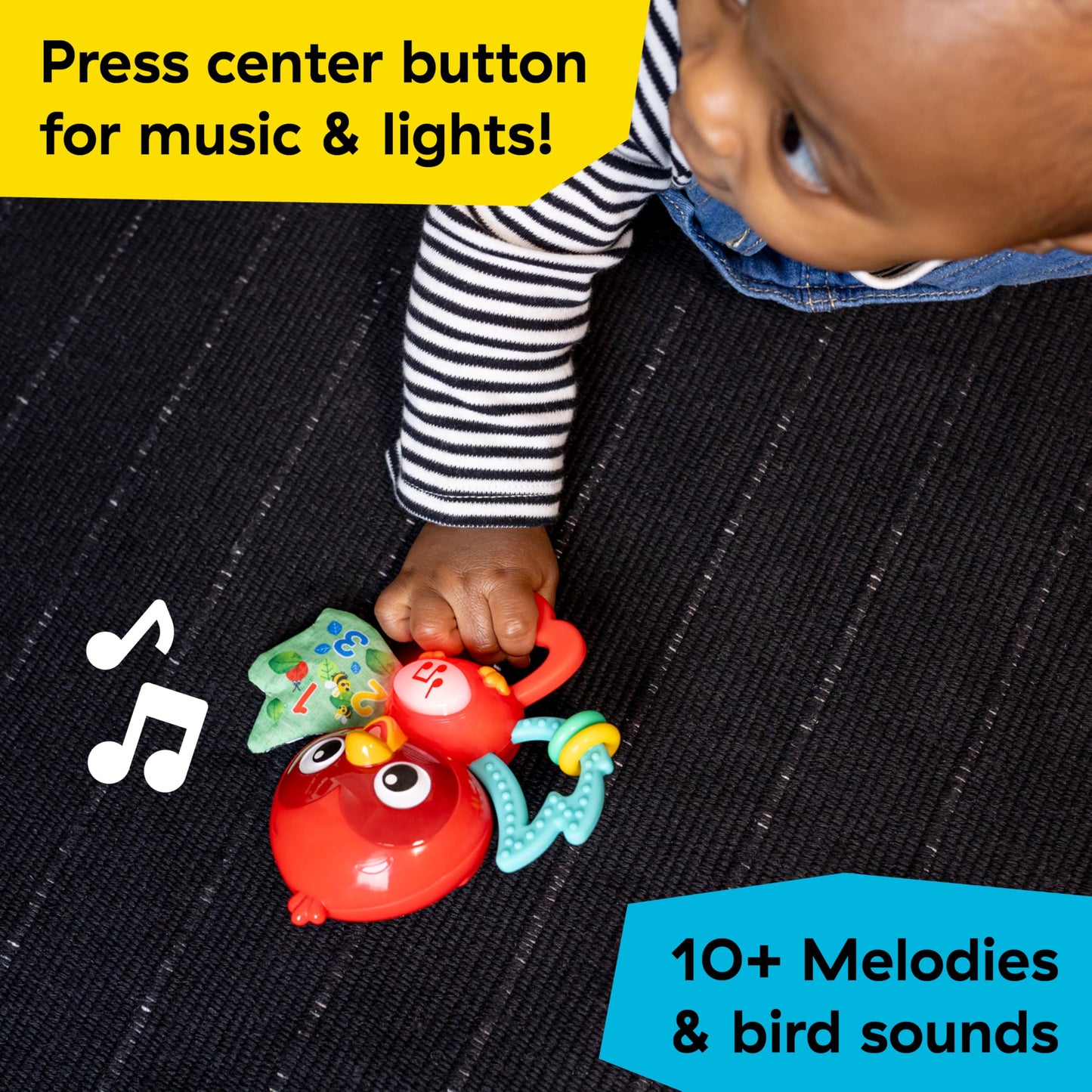 Baby Einstein Roxys Bright Flight Musical Toy, Multisensory, Ages 3 Months and Up