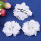 Baby Girls Chiffon Flower Hair Clips With Rhinestones And Pearl,Yycraft 10 Pcs Party Wedding 2' Hair Accessory For Kids Toddler