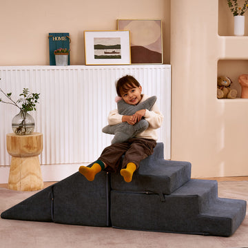Jela Toddler Climbing Toys Indoor Playset, Safe Soft Foam Climbing Blocks With Slide Stairs, Climbing Toys For Toddlers 1-3 Clim