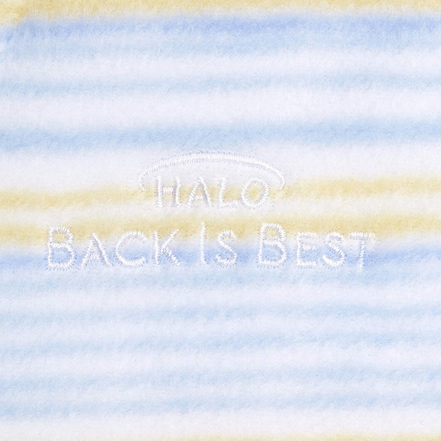 HALO Sleepsack Micro-Fleece Wearable Blanket, TOG 1.0, Multi Stripe Blue, Medium