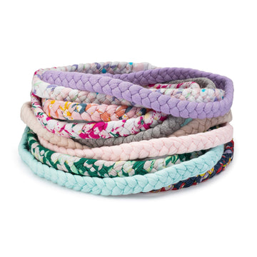 Parker Baby Toddler Girl Braided Headbands, Assorted 10 Pack Of Hair Accessories For Girls - 'Wildflower Set'