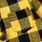Younger Star Toddler Kidsbaby Boys Hooded Plaid Shirt Classical Shirt Hooded Jacket Fall Winter Clothes (Yellow, 18-24 Months)