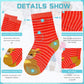 Eocom 6 Pairs Children'S Winter Warm Wool Animal Crew Socks Kids Boys Girls Socks (Stripe Animal, 4-7 Years)