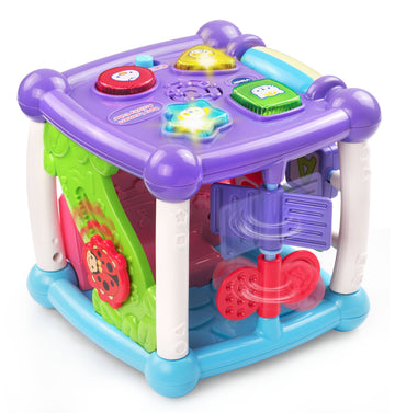 VTech Busy Learners Activity Cube, 5 sides of play, Purple