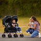Dream On Me Volgo Twin Umbrella Stroller in Black, Lightweight Double Stroller for Infant & Toddler, Compact Easy Fold, Large St