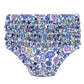 Gerber Baby Girl'S Toddler Long Sleeved Rashguard Swim Bathing Suit Set, Purple Floral Shell, 24 Months