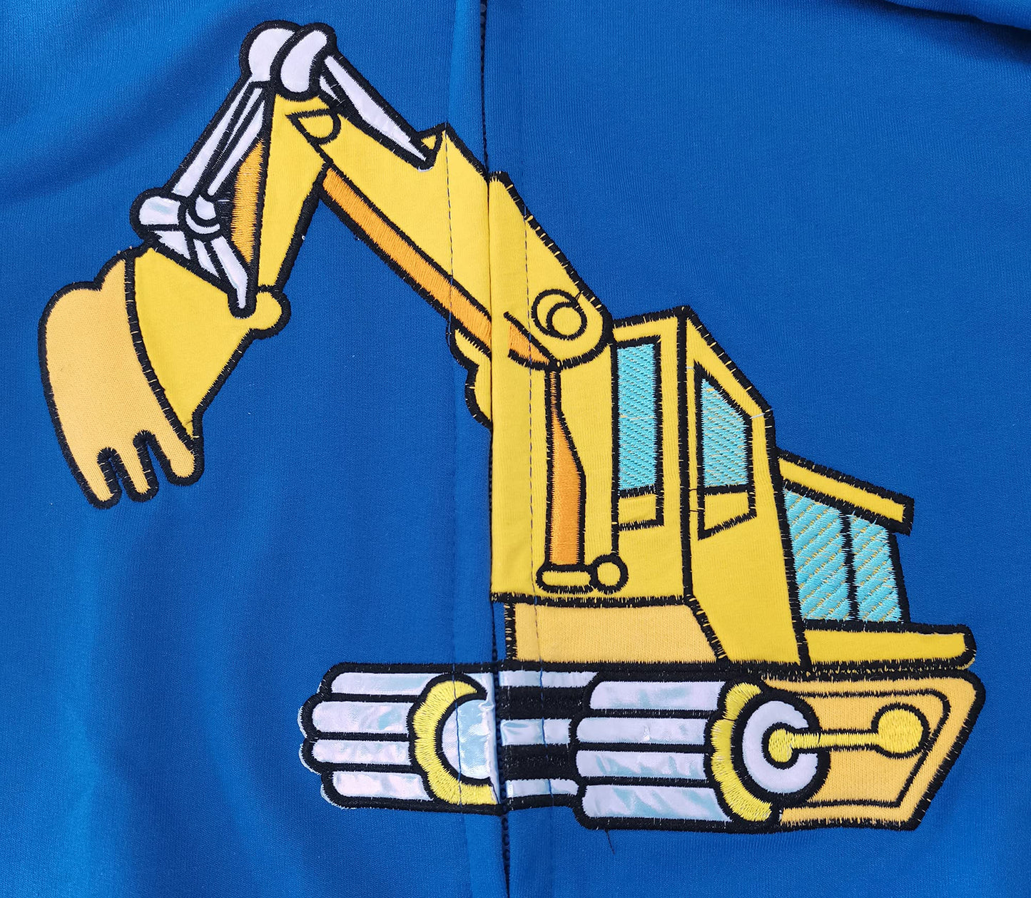 Toddler Boys Sweatshirts Blue Jackets Sport Excavator Active Shirts Hoodies Little Kids 4 5 Years