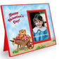 Happy Valentine'S Day Gift For Grandma, Grandpa, Nana, Aunt Or Uncle, 'Lot'S O' Love Valentines' Photo Frame, Tabletop Size 8.