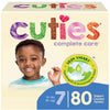 Cuties | Skin Smart, Absorbent & Hypoallergenic Diapers With Flexible & Secure Tabs | Size 7 | 80 Count