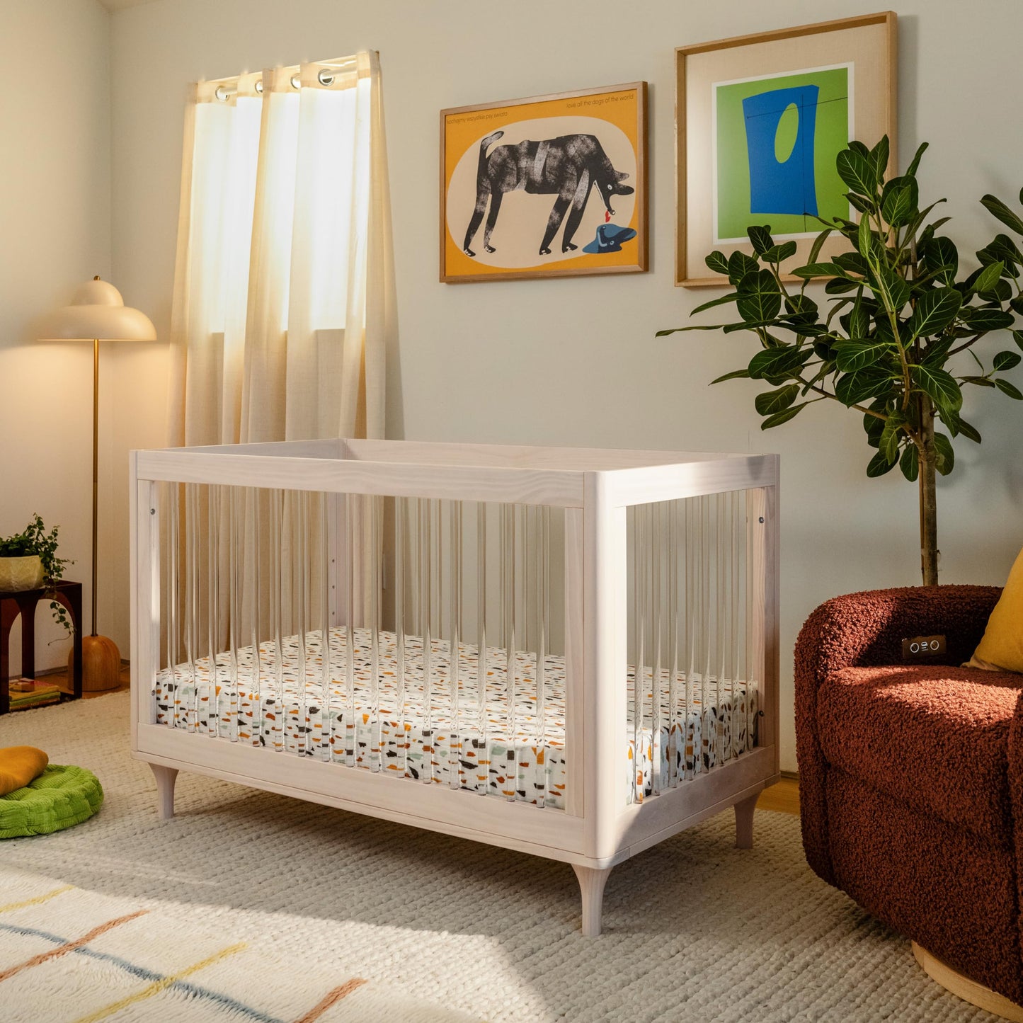 Babyletto Lolly 3-In-1 Convertible Baby Crib With Toddler Bed & Daybed Conversion - Strong, Durable & Easy Assembly - Greenguard