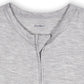 Gerber Unisex Baby Buttery-Soft Short Sleeve With Viscose Made Eucalyptus Romper, Glacier Gray, 0-3 Months Us