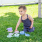 Silicone No Spill Snack Cups For Toddlers - Portable Baby Snack Cup Containers With Dustproof Lid - Dishwasher-Friendly Toddler