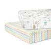 Abracadabra Cotton Cartoon Flat Sheet For Standard Cot And Crib, Super Soft, Breathable & Hypoallergenic, (165 Cm X 106 Cm, Set 