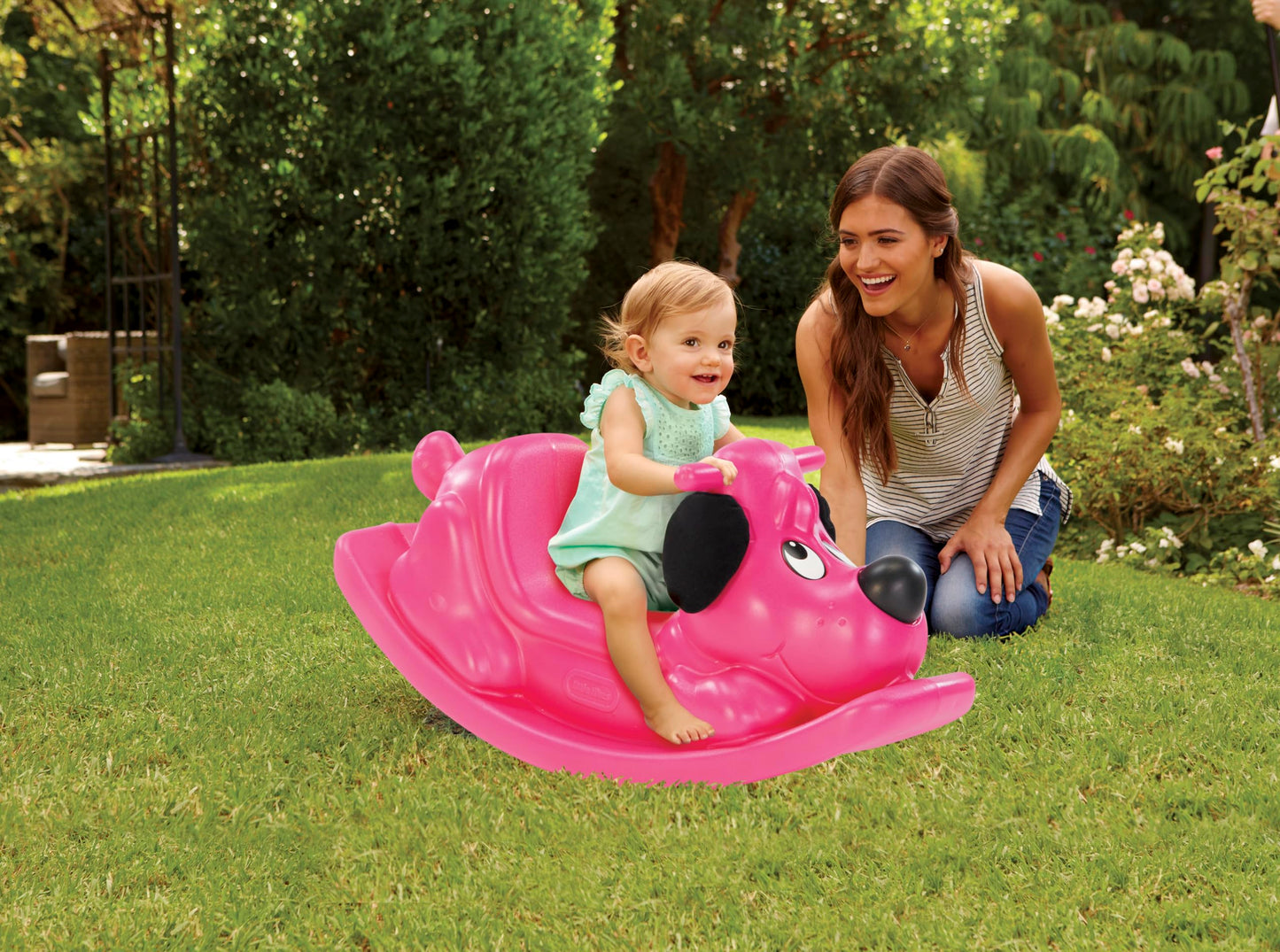 Little Tikes Rockin Puppy- Magenta