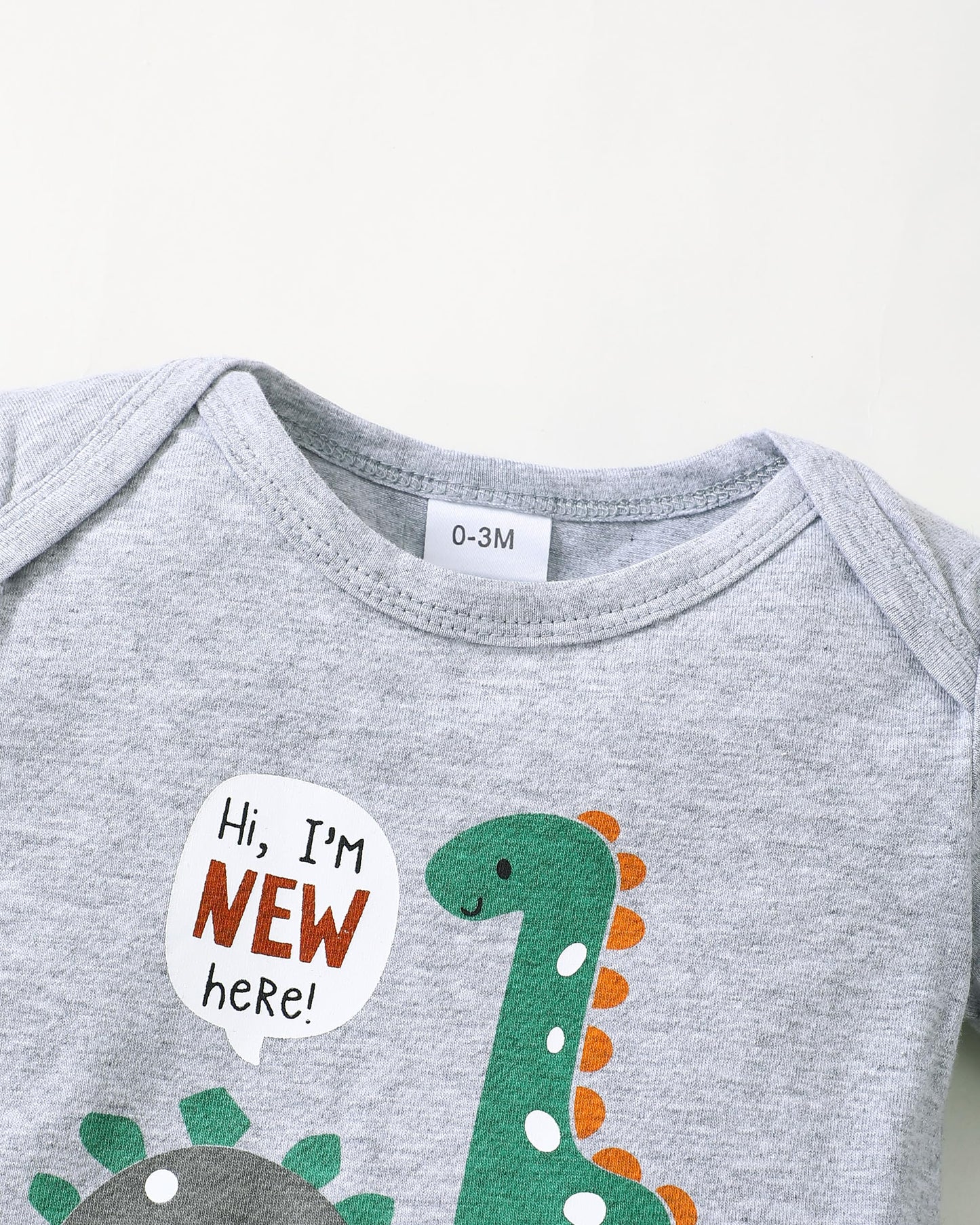 Renotemy Baby Boy Summer Clothes Short Sleeve New To The Crew Toddler Boy Clothes Outfits Dinosaur Boy Outfits 12-18 Months