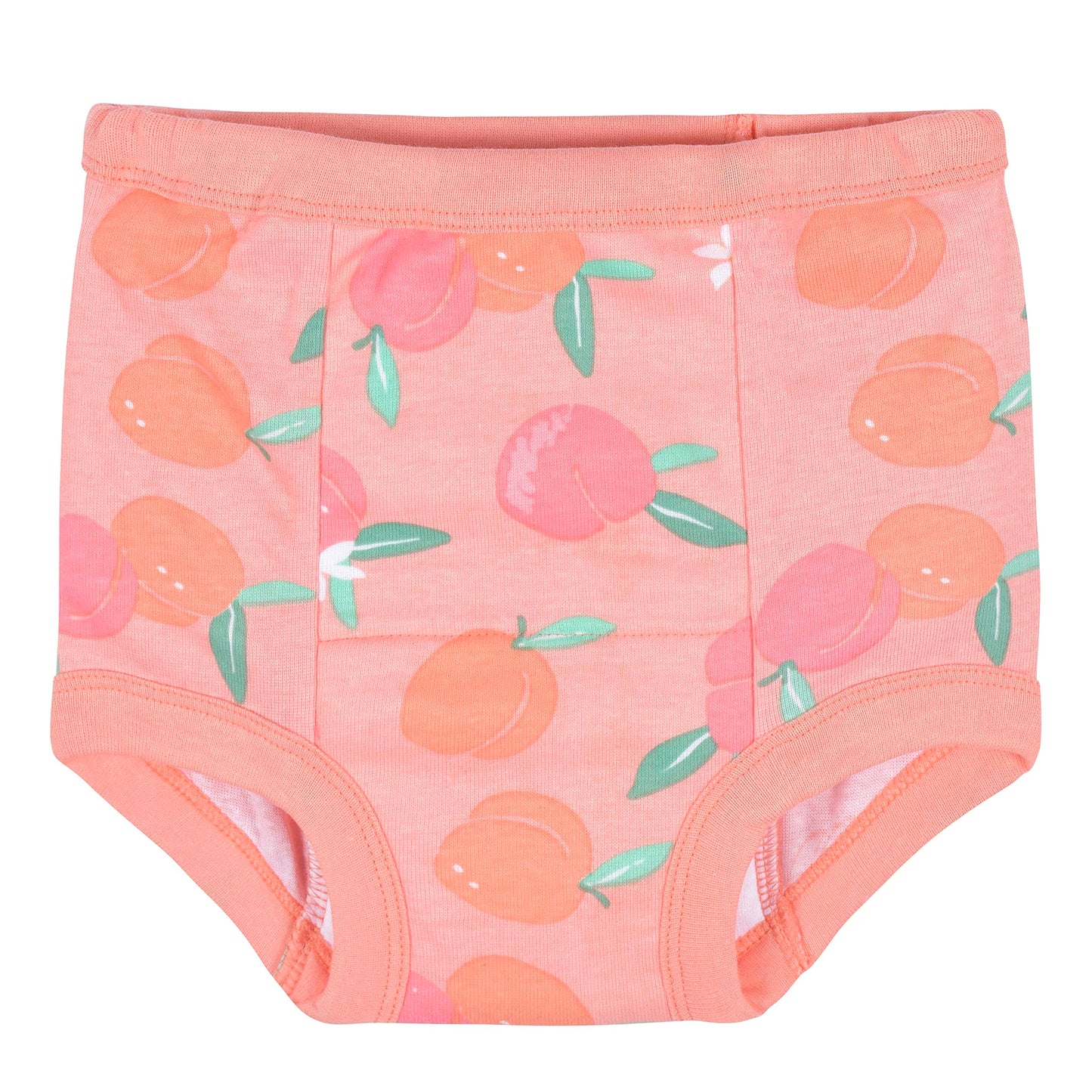 Gerber Baby Girls Infant Toddler 4 Pack Potty Training Pants Underwear Peach And Yellow 2T