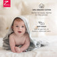 Zutano Hooded Baby Towels, Organic Cotton Baby Bath Towel, Ultra Soft And Absorbent Baby Towel For Newborn And Infant | Girl, Bo