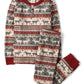 The Children'S Place Baby Kids 2 Piece Family Matching, Plaid Thermal Pajamas Sets, Winter Fairisle