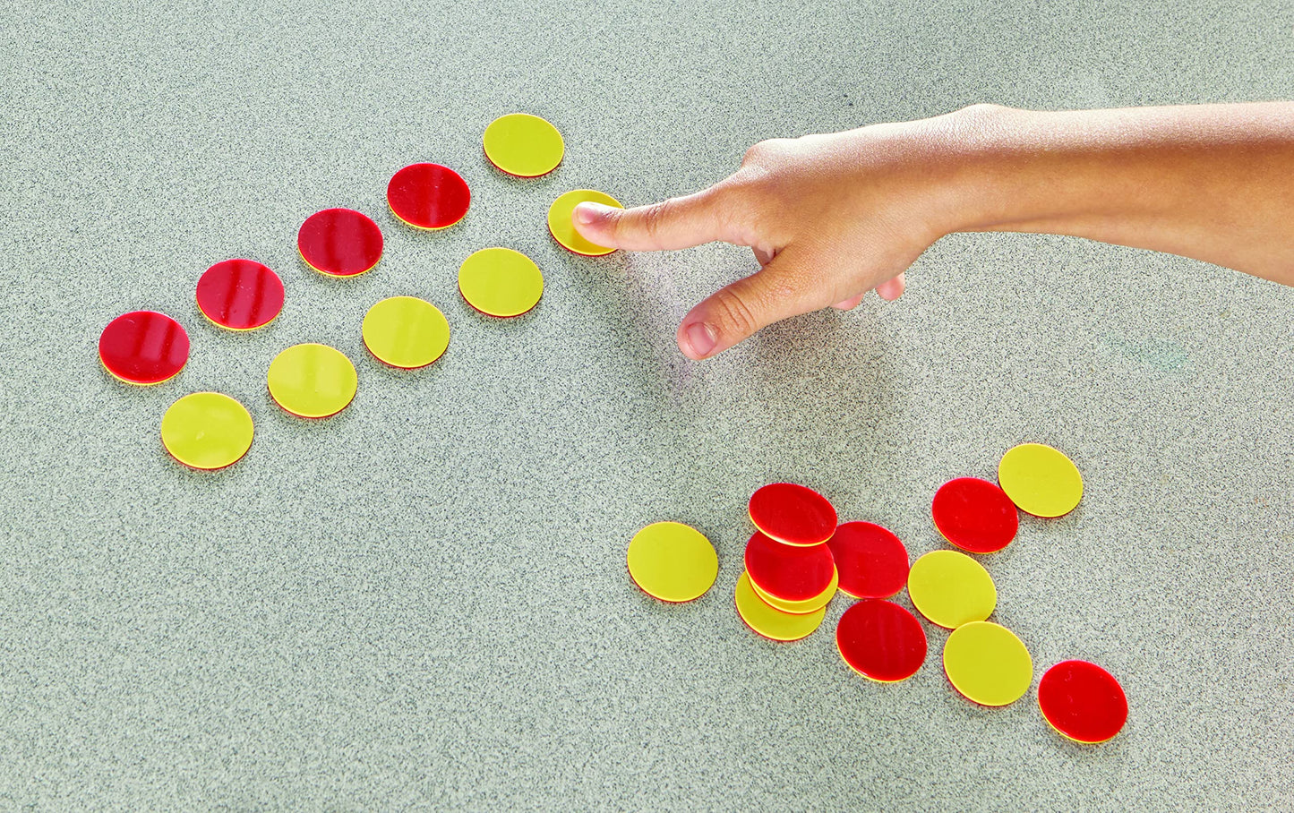Learning Resources Two-Color Counters, Set of 200, Ages 5+, Grades K+, Educational Counting Sorting and Patterning, Family Count