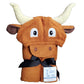 Yikes Twins Hooded Baby Towel for Kids 2-8 | Large 100% Cotton Baby Towel for Girls or Boys | Unisex Cute Texas Longhorn Bath To