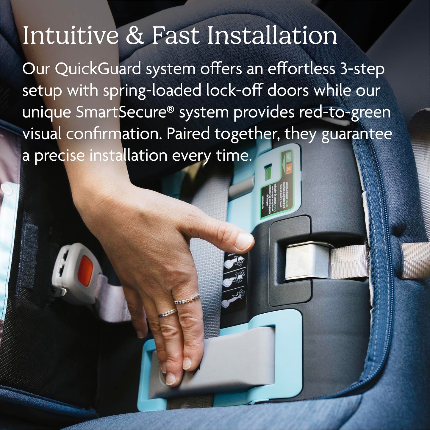 Uppababy Rove Convertible Car Seat - 2-In-1 Rear + Forward Facing - Quick + Secure 3-Step Install - Intuitive Safety Technology