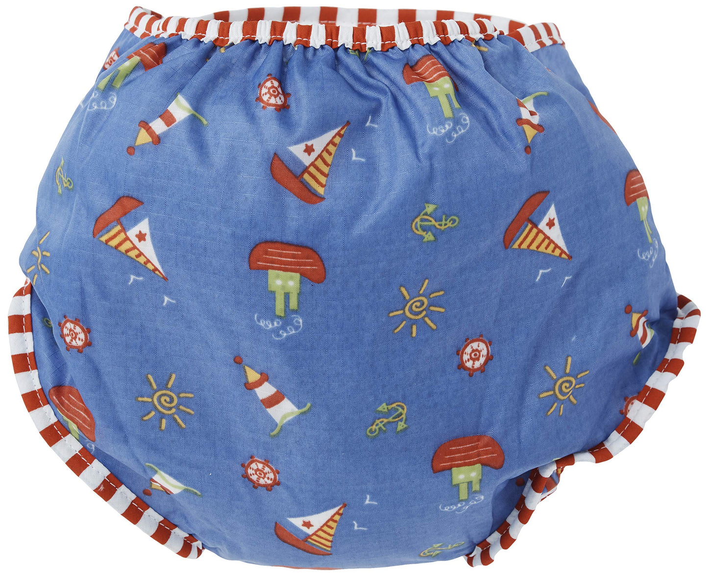 Kushies Swim Diaper, Sail Boats Print, Medium