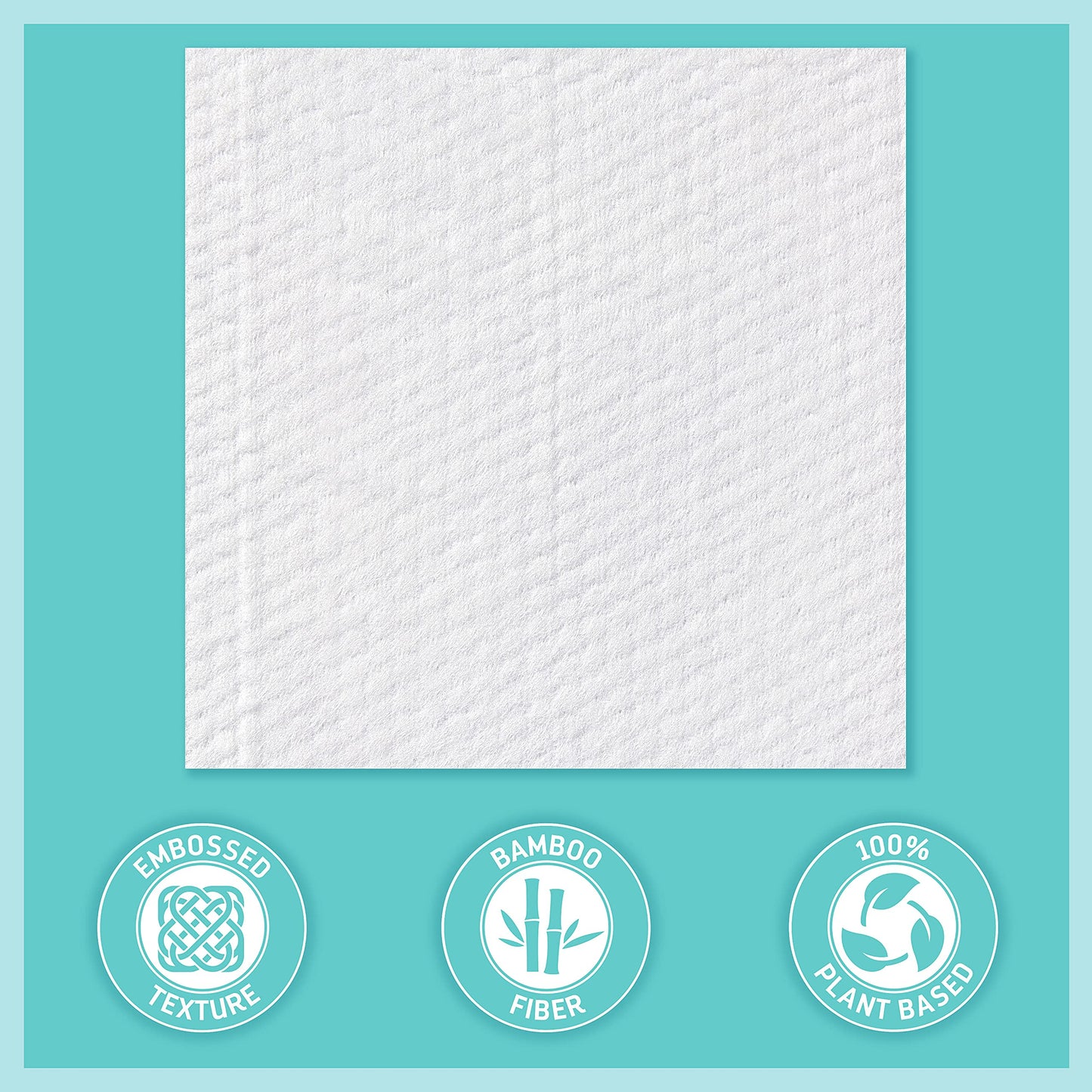 Medline Simply Water Baby Wipes, 99% Water Solution Wipes, 100% Plant-Based Bamboo Fiber Cloth, 60 Count (Pack Of 12)