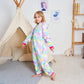 Newplush Kids Unicorn Cosplay Costume Pajamas Christmas Girls Flying Galaxy Unicorn Onesie Birthday Gifts (2-4 Years)