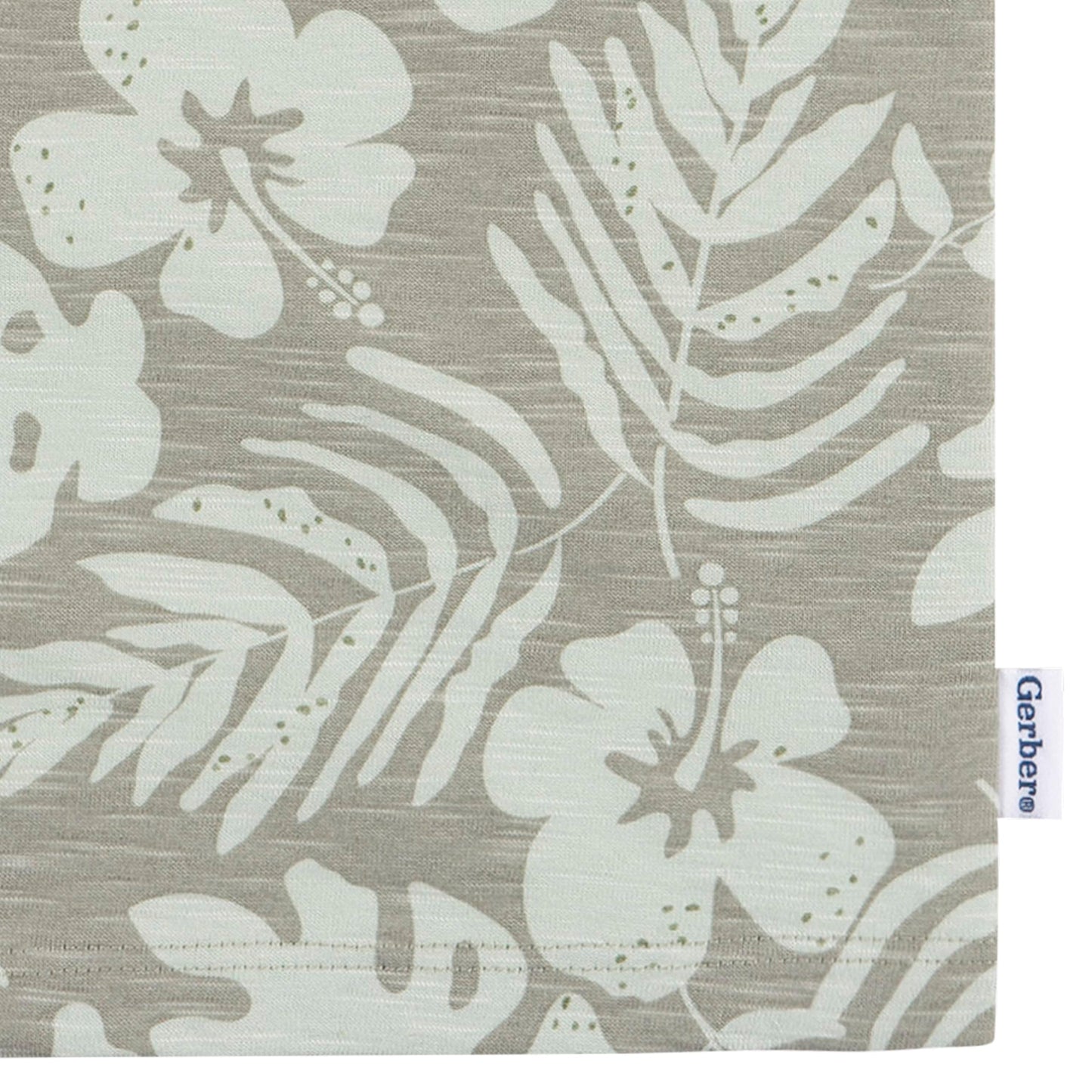 Gerber Baby Boys T-Shirt And Shorts Set, Tropical Leaves, 6-9 Months