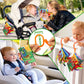 Helsort Soft Baby Books for 0-18 Months, 2PCS Crinkle Cloth Books - Dinosaur and Farm Themes, Tummy Time Toys for Infants 0-6-12
