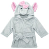 Mr. Pen- Baby Animal Face Robe, Unisex, 0-9 Month, Plush Baby Robe, Animal Face Robe, Baby Bathrobe, Elephant Bathrobe Baby, Bab