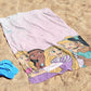 Disney Princess Kids Bath Pool Beach Towel - Super Soft & Absorbent Moana, Cinderella, Jasmins & Rapunzel 100% Cotton Towel, Mea