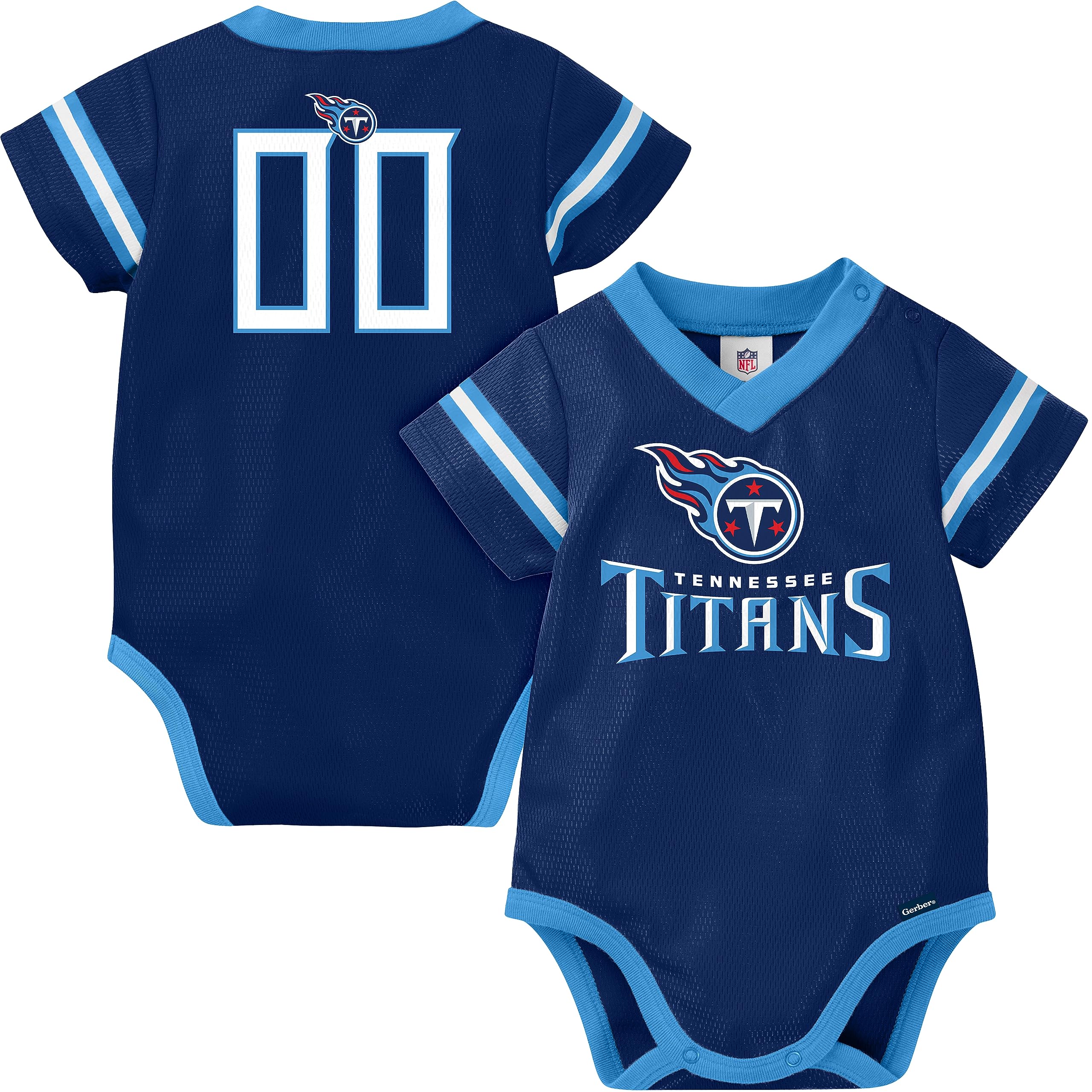Gerber Unisex Baby Nfl Jersey Onesie Bodysuit, Team Color, 18 Months – Cutebabyb WBBAPB0BN6STC44