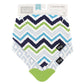 Hudson Baby Unisex Baby Cotton Bandana Bibs, Chevron, One Size