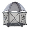 Baby Delight Go With Me Eclipse Deluxe Portable Playard  Playpen  Sun Canopy  Indoor And Outdoor  Elephant Grey