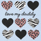 The Children'S Place Baby Toddler Girls Short Sleeve Graphic T-Shirt 2-Pack, Love My Daddy/Daddy Is My King, 5T