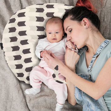 Dream On Me Beeboo Nursing Pillow And Positioner, Breastfeeding And Bottlefeeding Pillow, Removable And Washable Pillow Cover, S