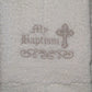 Integrity Designs Baby Baptism Towel With Embroidery And Lace